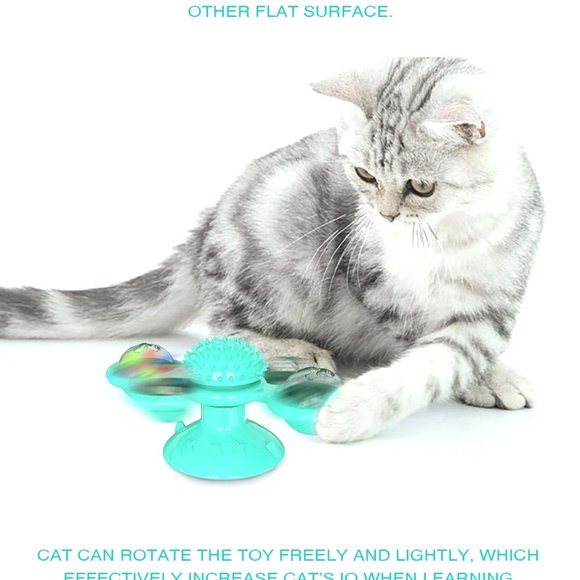 Windmill Catnip Toy Funny Kitten Toys Cat Toothbr - Picture 3 of 6